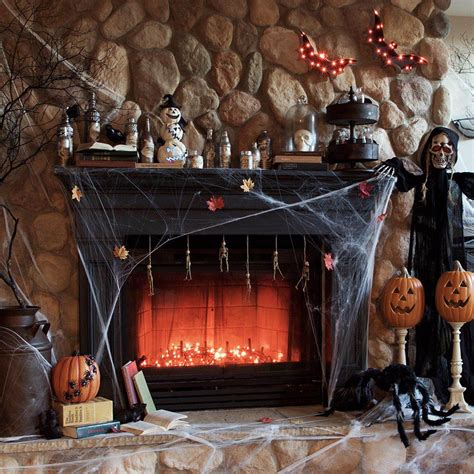 Create a mesmerizing display with a luminescent face witch Halloween decoration set